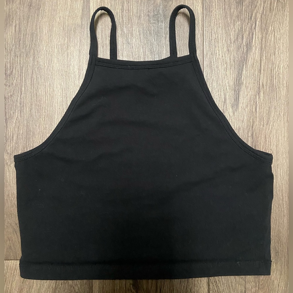 H&M Black Crop Top